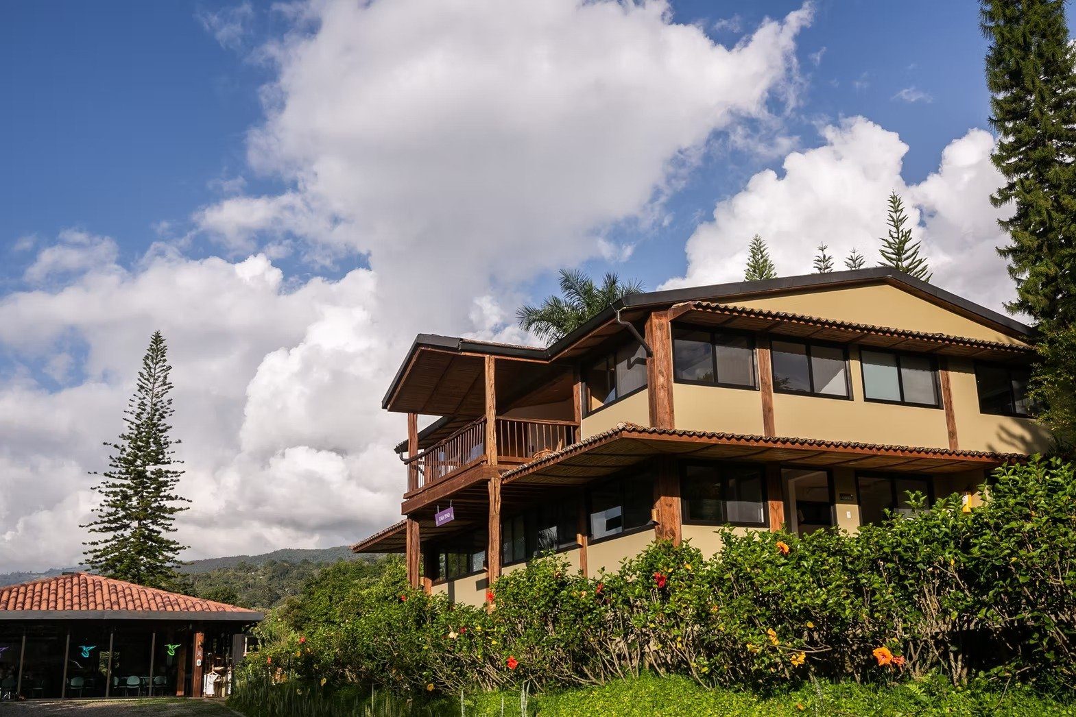 The main house at Casa Sumapaz in the Colombian highlands